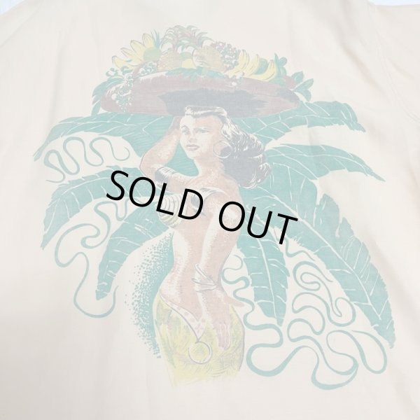 画像3: 40's "Cavedon"　HAND PRINTED PANNEL　（PINUP GIRL）　HAWAIIAN SHIRTS (3)