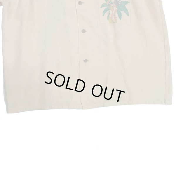 画像15: 40's "Cavedon"　HAND PRINTED PANNEL　（PINUP GIRL）　HAWAIIAN SHIRTS (15)