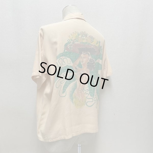 画像19: 40's "Cavedon"　HAND PRINTED PANNEL　（PINUP GIRL）　HAWAIIAN SHIRTS (19)