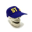 画像1: 60's DEAD STOCK BASEBALL CAP  NAVY×YELLOW (1)