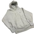 画像2: 80’s CHAMPION REVERSE WEAVE SWEAT SHIRTS WITH HOODED　　GRAY　M (2)