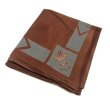 画像1: 〜40's "B.S.A. (Boy Scout of America)"　COTTON SCARF　BROWN (1)