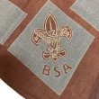 画像8: 〜40's "B.S.A. (Boy Scout of America)"　COTTON SCARF　BROWN (8)