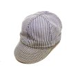 画像12: 50's HICKORY STRIPE 6 PANNELS WORK CAP (12)