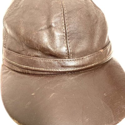 画像2: 40's HUNTING(SPORTS)   LEATHER CAP