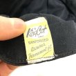 画像14: 50's DEAD STOCK　BLACK COTTON TWILL　ENGINEER STYLE　WORK CAP (14)