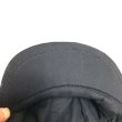 画像19: 50's DEAD STOCK　BLACK COTTON TWILL　ENGINEER STYLE　WORK CAP (19)