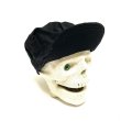 画像2: 50's DEAD STOCK　BLACK COTTON TWILL　ENGINEER STYLE　WORK CAP (2)