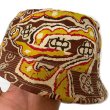 画像12: 60's〜 COTTON PRINTED  PORKPIE HAT (12)