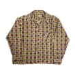 画像1: 40's〜 "RIVERSIDE" PRINTED COTTON FLANNEL SHIRTS (1)