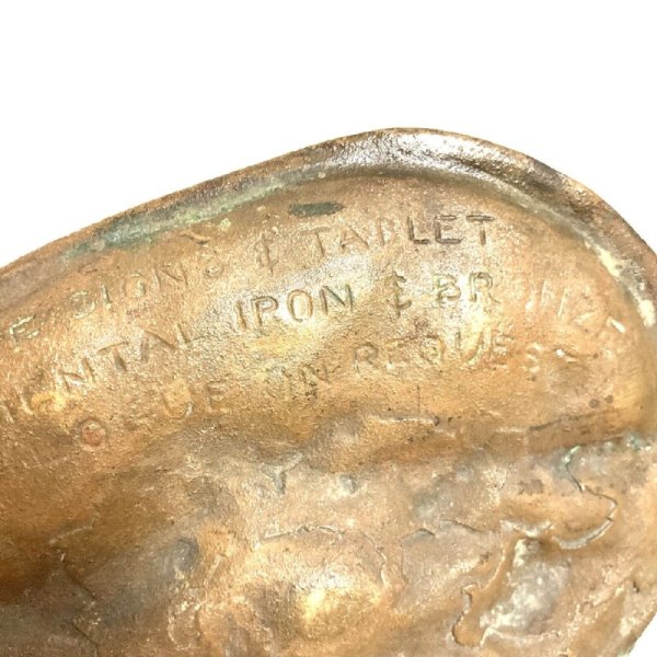 画像8: VERY OLD  “MERMAID”  BRONZE  TRAY (8)