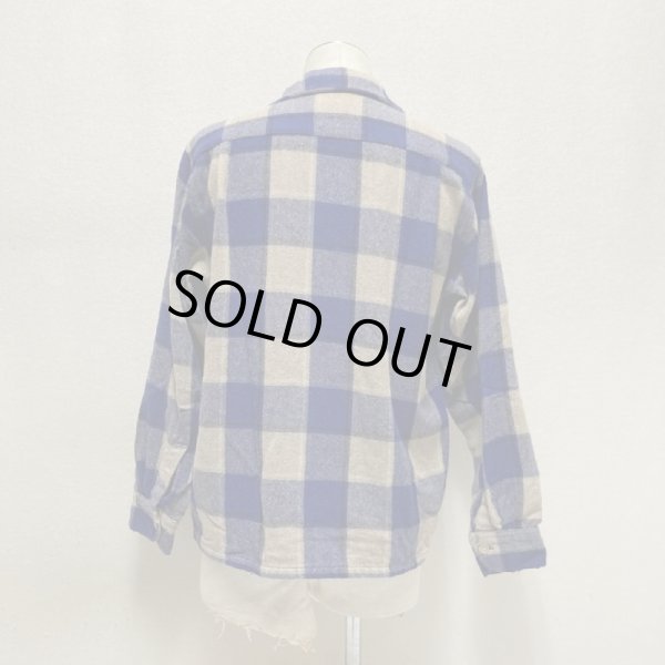 画像18: 50's "PENNEYS TOWNCRAFT" BOX型　OPEN COLLAR WOOL SHIRTS (18)