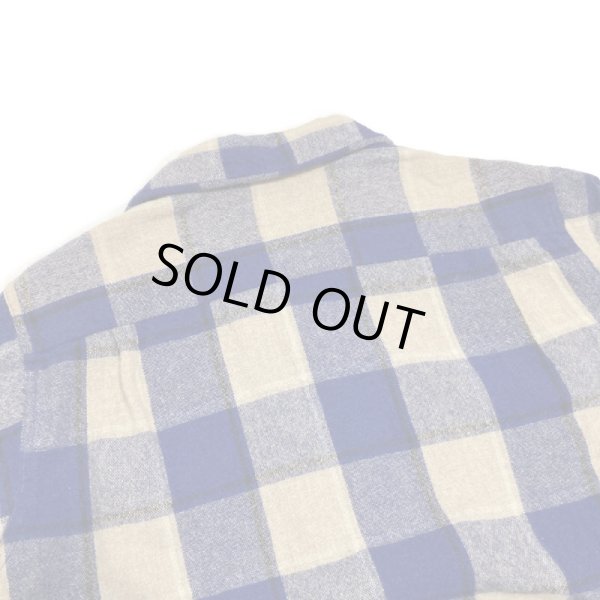 画像11: 50's "PENNEYS TOWNCRAFT" BOX型　OPEN COLLAR WOOL SHIRTS (11)