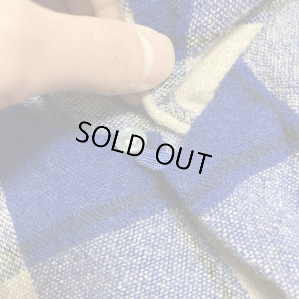 画像7: 50's "PENNEYS TOWNCRAFT" BOX型　OPEN COLLAR WOOL SHIRTS (7)