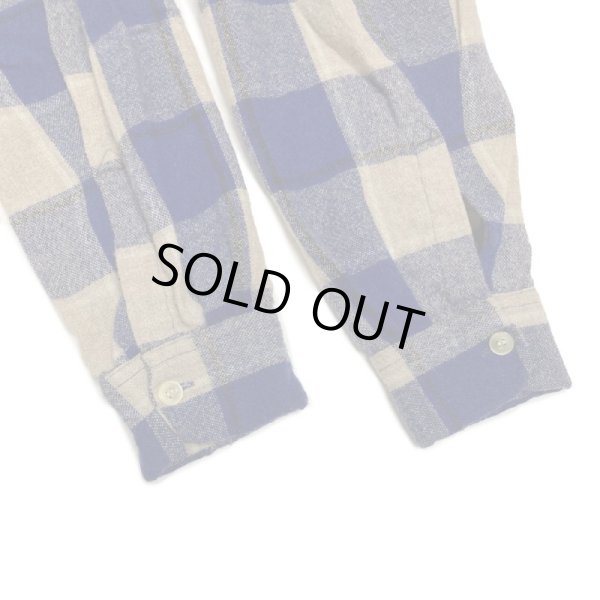 画像15: 50's "PENNEYS TOWNCRAFT" BOX型　OPEN COLLAR WOOL SHIRTS (15)