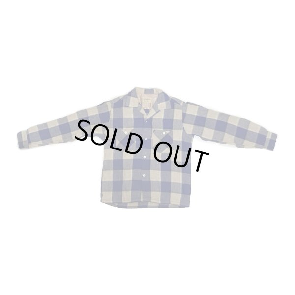 画像13: 50's "PENNEYS TOWNCRAFT" BOX型　OPEN COLLAR WOOL SHIRTS (13)