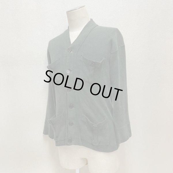 画像19: 20's　COTTON WORK CARDIGAN　with 4 PATCHED POCKETS　VERY OLD,　VERY GOOD STYLE,　and UNUSUAL ALL COTTON MATERIAL (19)