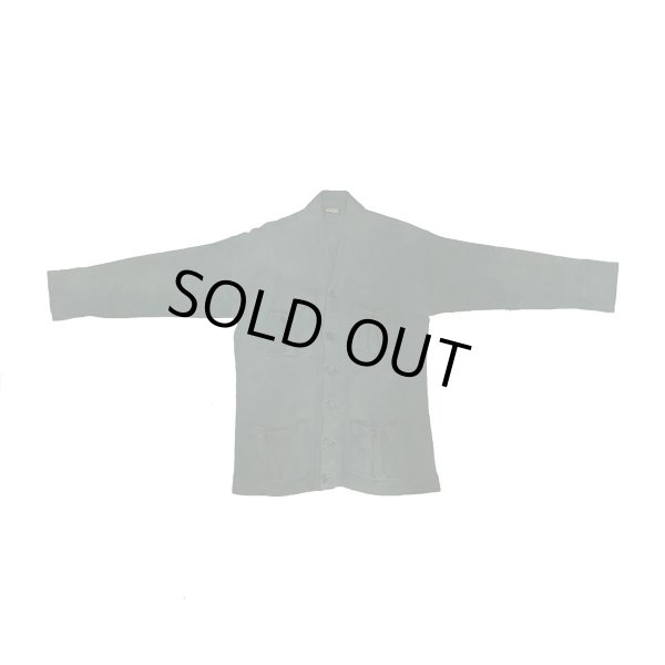 画像16: 20's　COTTON WORK CARDIGAN　with 4 PATCHED POCKETS　VERY OLD,　VERY GOOD STYLE,　and UNUSUAL ALL COTTON MATERIAL (16)