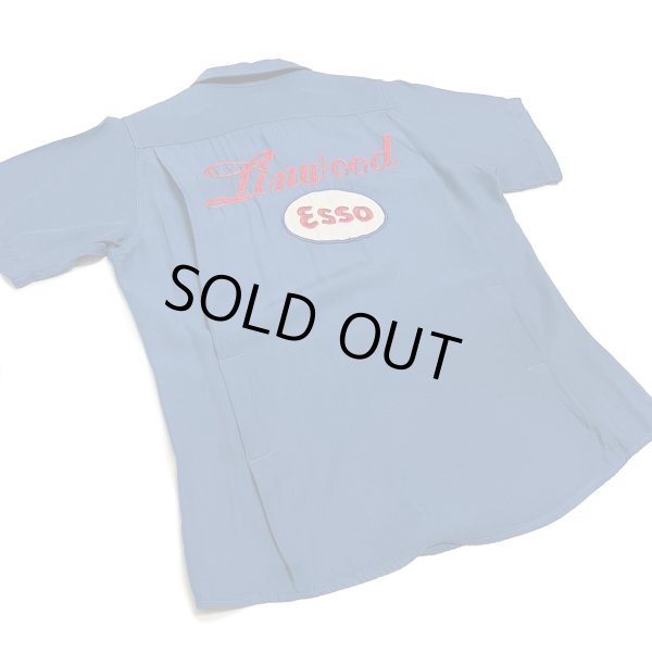 画像2: 50's "King Louie  TEN STRIKE"  「ESSO」 BOWLING SHIRTS (2)