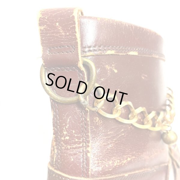 画像16: 〜50's DEAD STOCK　”ROPER BOOTS”　with CHAIN CHARM　SIZE:10 D (16)