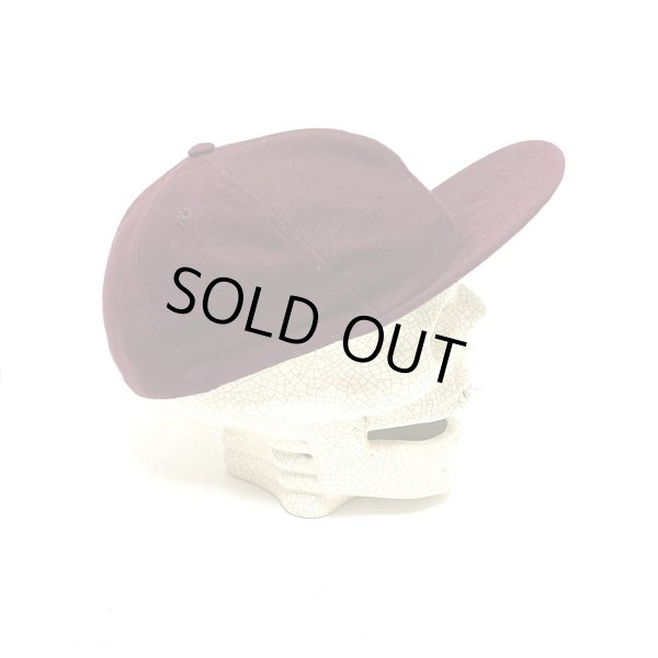 画像5: 60's DEAD STOCK　BASEBALL CAP　BURGUNDY　 (5)