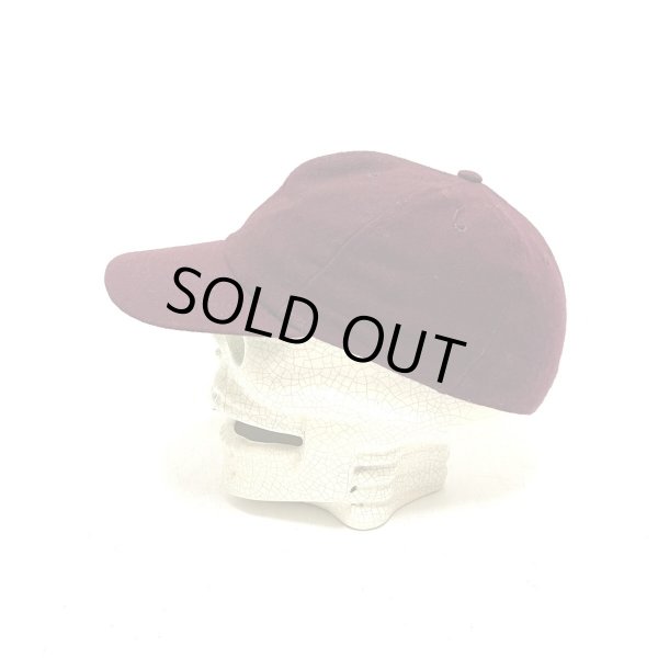 画像12: 60's DEAD STOCK　BASEBALL CAP　BURGUNDY　 (12)