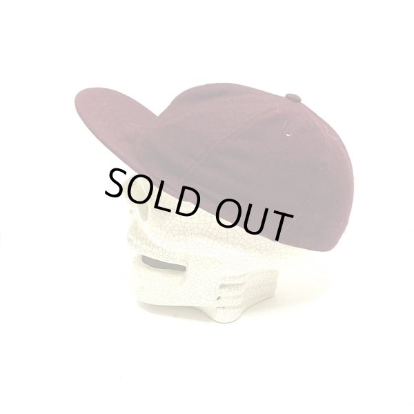 画像6: 60's DEAD STOCK　BASEBALL CAP　BURGUNDY　 (6)