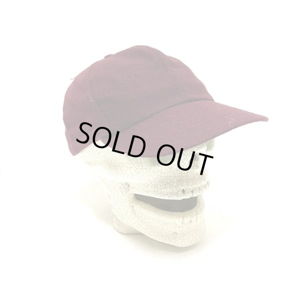 画像8: 60's DEAD STOCK　BASEBALL CAP　BURGUNDY　 (8)