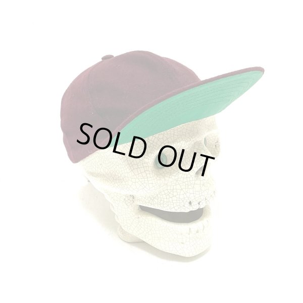 画像3: 60's DEAD STOCK　BASEBALL CAP　BURGUNDY　 (3)