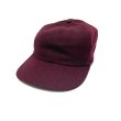 画像9: 60's DEAD STOCK　BASEBALL CAP　BURGUNDY (9)