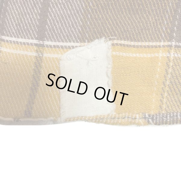 画像12: 50's〜 COTTON HEAVY FLANNEL SHIRTS　”GOOD COLOR”　マチ付き  (12)