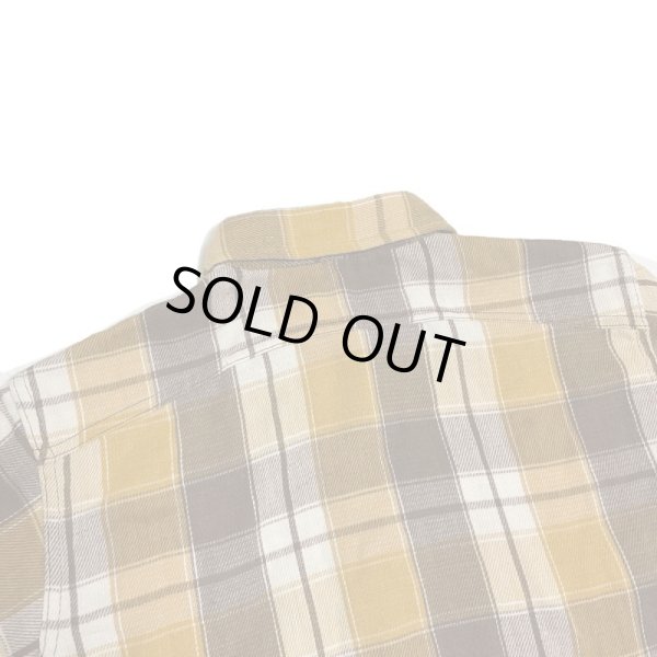画像7: 50's〜 COTTON HEAVY FLANNEL SHIRTS　”GOOD COLOR”　マチ付き  (7)