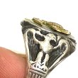 画像9: 40's "U.S.M.C."　GOLD PLATING　STERLING SILVER RING (9)