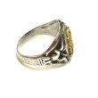 画像4: 40's "U.S.M.C."　GOLD PLATING　STERLING SILVER RING (4)