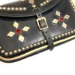 画像10: 50's DEAD STOCK　LEATHER CLUTCH BAG  with STUDS  (10)