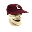 画像3: 60's DEAD STOCK BASEBALL CAP　with PATCH BURGUNDY (3)