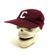 画像1: 60's DEAD STOCK BASEBALL CAP　with PATCH BURGUNDY (1)