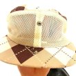 画像10: 50's DEAD STOCK　RAYON GABARDINE　ARGYLE PATTERN　HUNTING HAT (10)