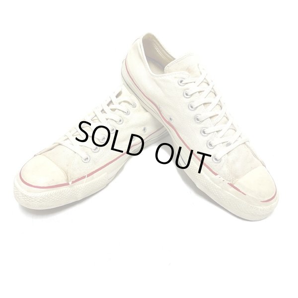 画像1: early 80's CONVERSE　"ALL STAR"　LO. WHITE　size:11 (1)