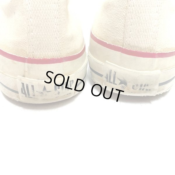 画像11: early 80's CONVERSE　"ALL STAR"　LO. WHITE　size:11 (11)