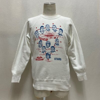 画像1: 50's "NASCAR INTERNATIONAL STARS"　しみこみPRINTED SWEAT SHIRTS