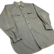 画像2: 40's ”BIG YANK”　COTTON TWILL　WORK SHIRTS　with ASYMMETRIC CIGARETTE POCKET (2)