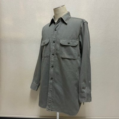 画像2: 40's ”BIG YANK”　COTTON TWILL　WORK SHIRTS　with ASYMMETRIC CIGARETTE POCKET