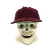 画像9: 60's DEAD STOCK　BASEBALL CAP　BURGUNDY　(1) (9)