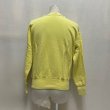 画像16: 50's OLD  SWEAT SHIRTS  with LONG RIB （Light Yellow）　big size (16)