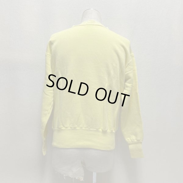 画像16: 50's OLD  SWEAT SHIRTS  with LONG RIB （Light Yellow）　big size (16)