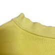 画像5: 50's OLD  SWEAT SHIRTS  with LONG RIB （Light Yellow）　big size (5)