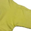 画像12: 50's OLD  SWEAT SHIRTS  with LONG RIB （Light Yellow）　big size (12)