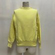 画像15: 50's OLD  SWEAT SHIRTS  with LONG RIB （Light Yellow）　big size (15)