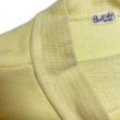 画像6: 50's OLD  SWEAT SHIRTS  with LONG RIB （Light Yellow）　big size (6)